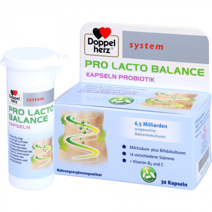 DOPPELHERZ Pro Lacto Balance system Kapseln 30 St