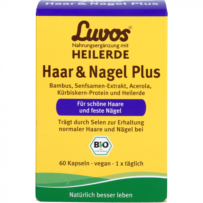 LUVOS Heilerde Bio Haar & Nagel Plus Kapseln 60 St