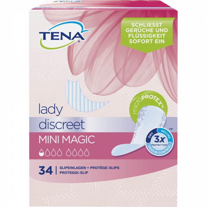 TENA LADY Discreet Inkontinenz Slipeinl.mini magic 34 St