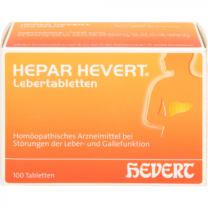 HEPAR HEVERT Lebertabletten 100 St