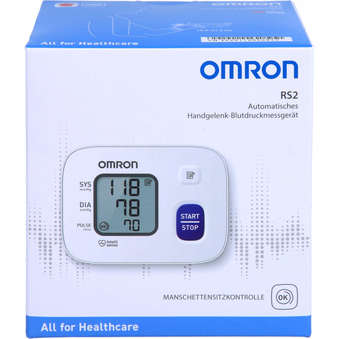 OMRON RS2 Handgelenk Blutdruckmessgerät HEM-6161-D 1 St