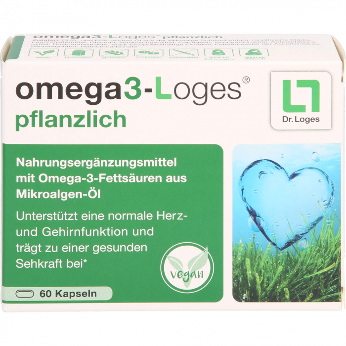 OMEGA3-LOGES pflanzlich Kapseln 60 St