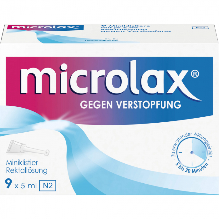 MICROLAX Rektallösung Klistiere 9X5 ml
