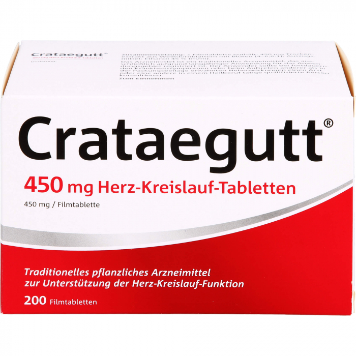 CRATAEGUTT 450 mg Herz-Kreislauf-Tabletten 200 St