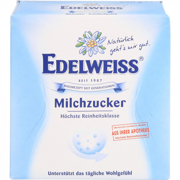 EDELWEISS Milchzucker 250 g