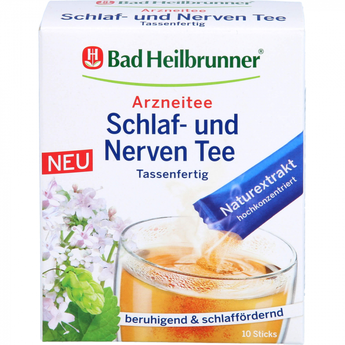 BAD HEILBRUNNER Schlaf- und Nerven tassenfertig 10X1.0 g