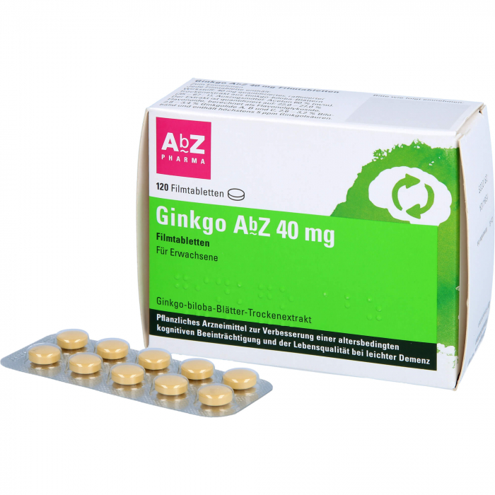 GINKGO AbZ 40 mg Filmtabletten 120 St