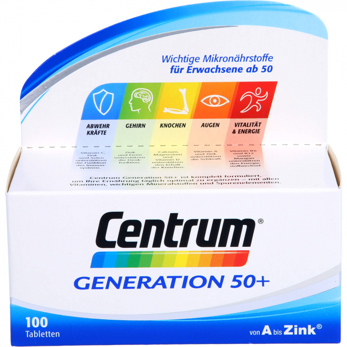 CENTRUM Generation 50+ Tabletten 100 St