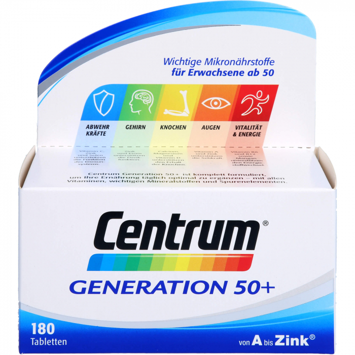 CENTRUM Generation 50+ Tabletten 180 St