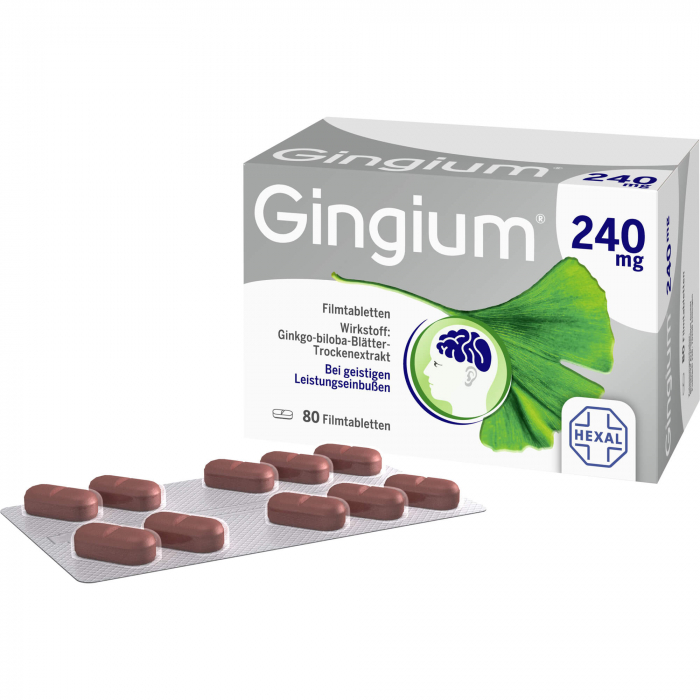 GINGIUM 240 mg Filmtabletten 80 St