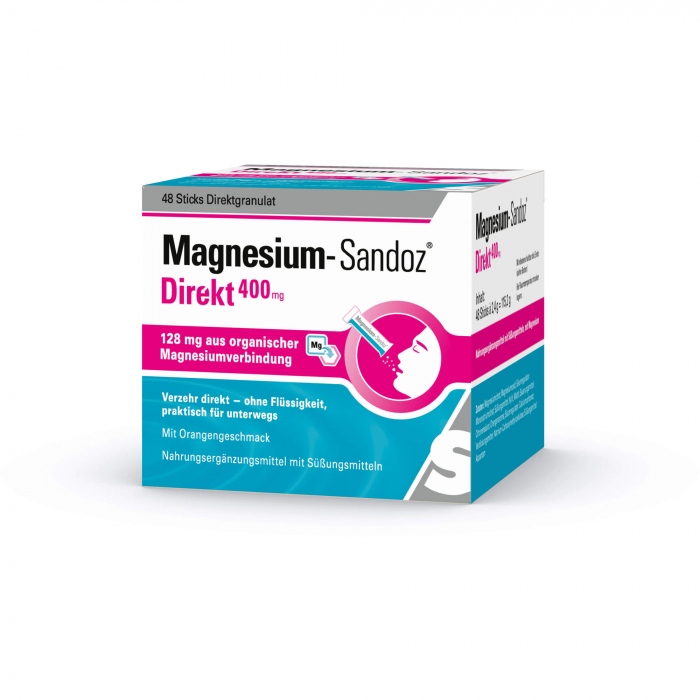MAGNESIUM SANDOZ Direkt 400 mg Sticks 48 St