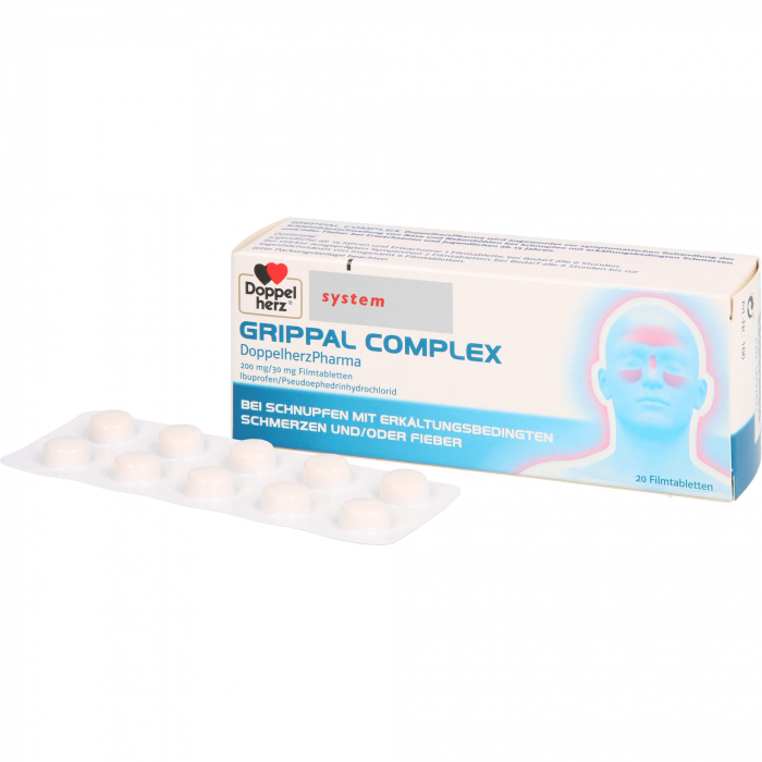 GRIPPAL COMPLEX DoppelherzPharma 200 mg/30 mg FTA 20 St