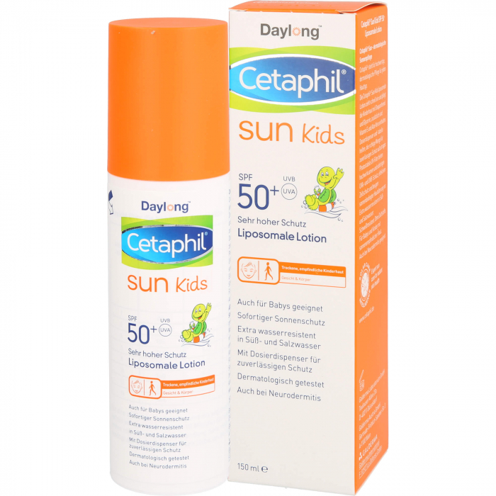 CETAPHIL Sun Daylong Kids SPF 50+ liposomale Lot. 150 ml