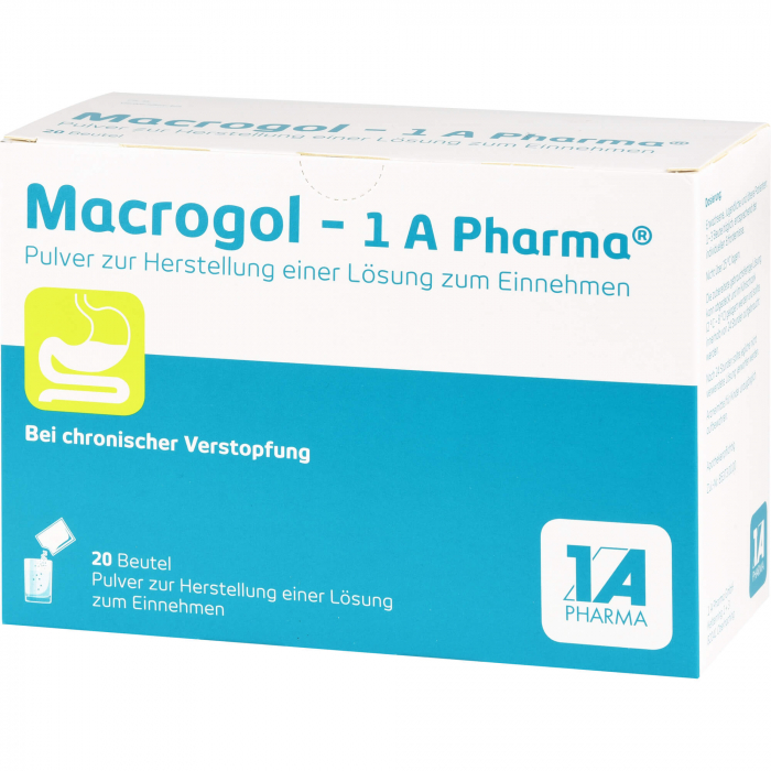 MACROGOL-1A Pharma Plv.z.Her.e.Lsg.z.Einnehmen 20 St