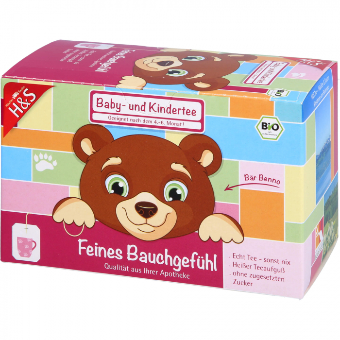 H&S Bio Baby- u.Kindertee Feines Bauchgefühl Fbtl. 20X1.5 g