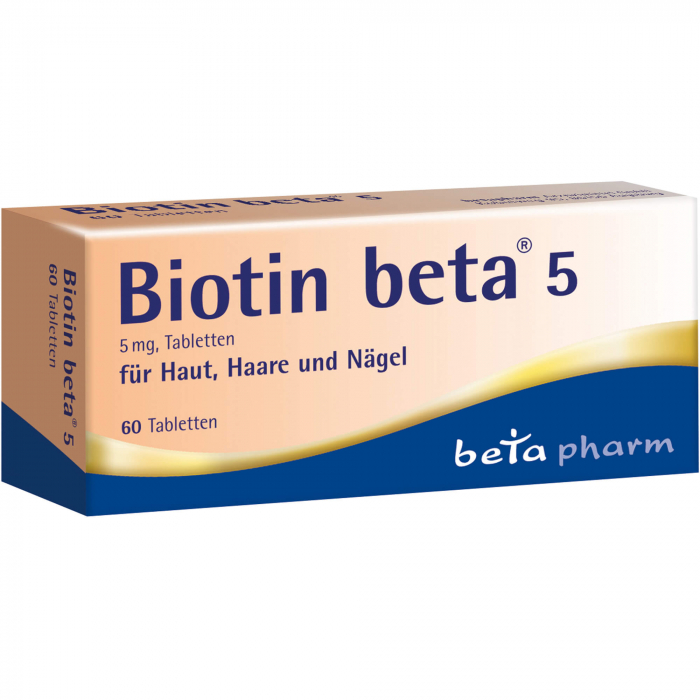 BIOTIN BETA 5 Tabletten 60 St