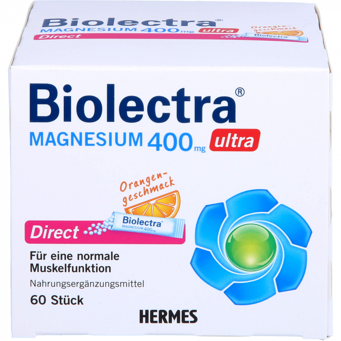 BIOLECTRA Magnesium 400 mg ultra Direct Orange 60 St