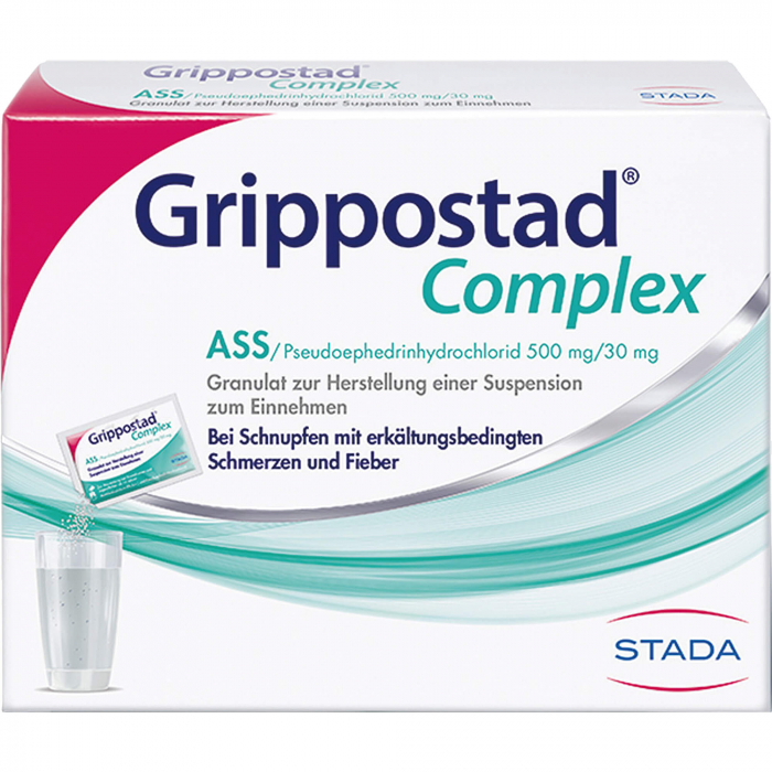 GRIPPOSTAD Complex ASS/Pseudoephedrin 500 mg/30 mg 10 St