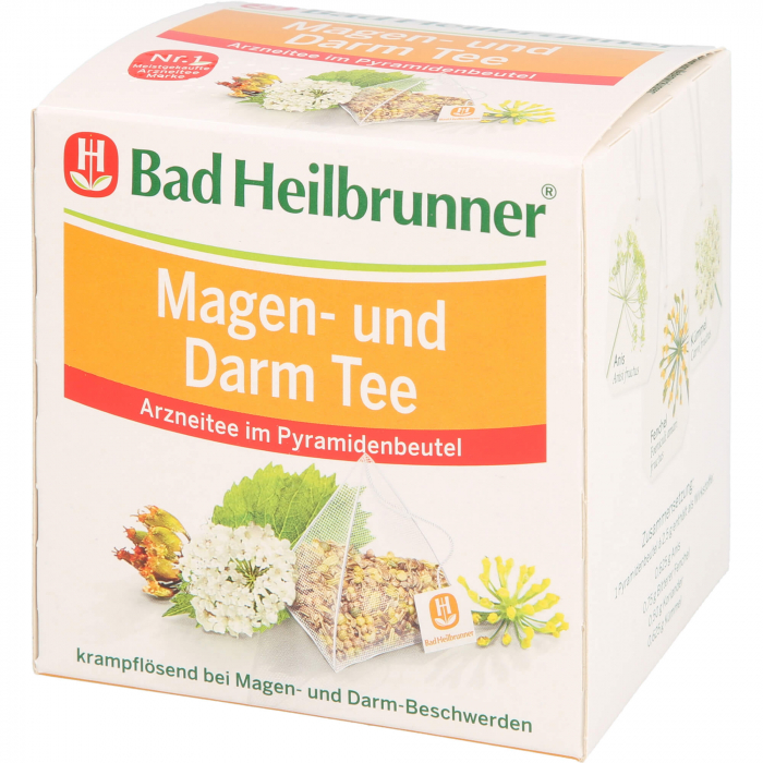 BAD HEILBRUNNER Magen- und Darm Tee Pyramidenbtl. 15X2.5 g