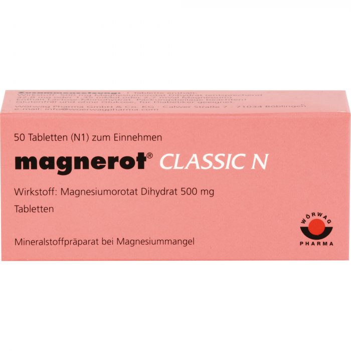 MAGNEROT CLASSIC N Tabletten 50 St