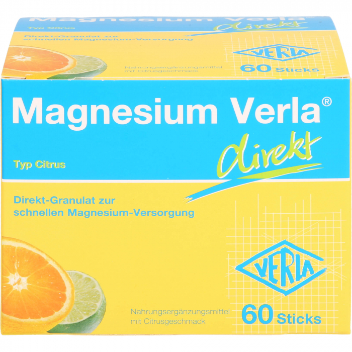 MAGNESIUM VERLA direkt Granulat Citrus 60 St