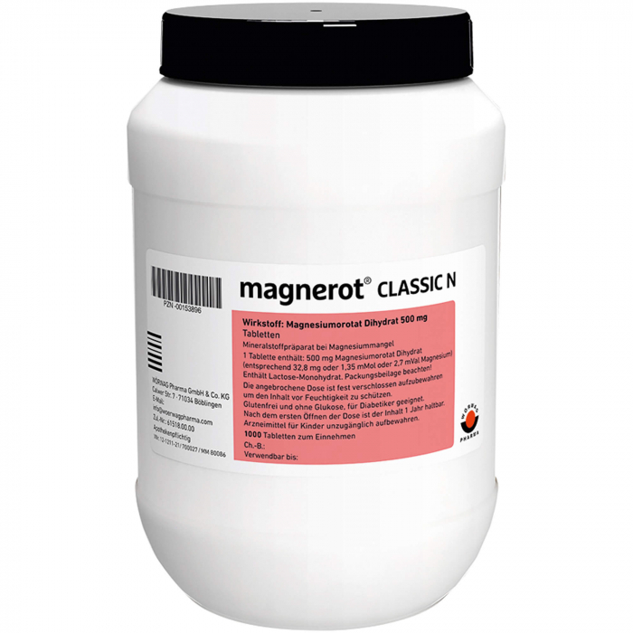 MAGNEROT CLASSIC N Tabletten 1000 St