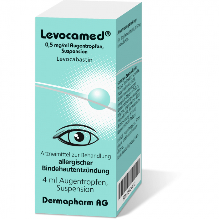 LEVOCAMED 0,5 mg/ml Augentropfen Suspension 4 ml