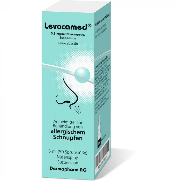 LEVOCAMED 0,5 mg/ml Nasenspray Suspension 50 Sp