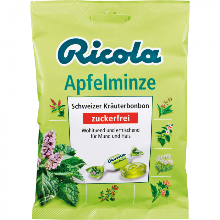 RICOLA o.Z.Beutel Apfelminze Bonbons 75 g