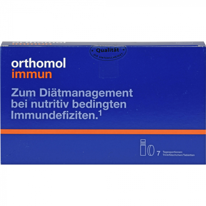 ORTHOMOL Immun Trinkfläschchen/Tabl.Kombipack. 7 St