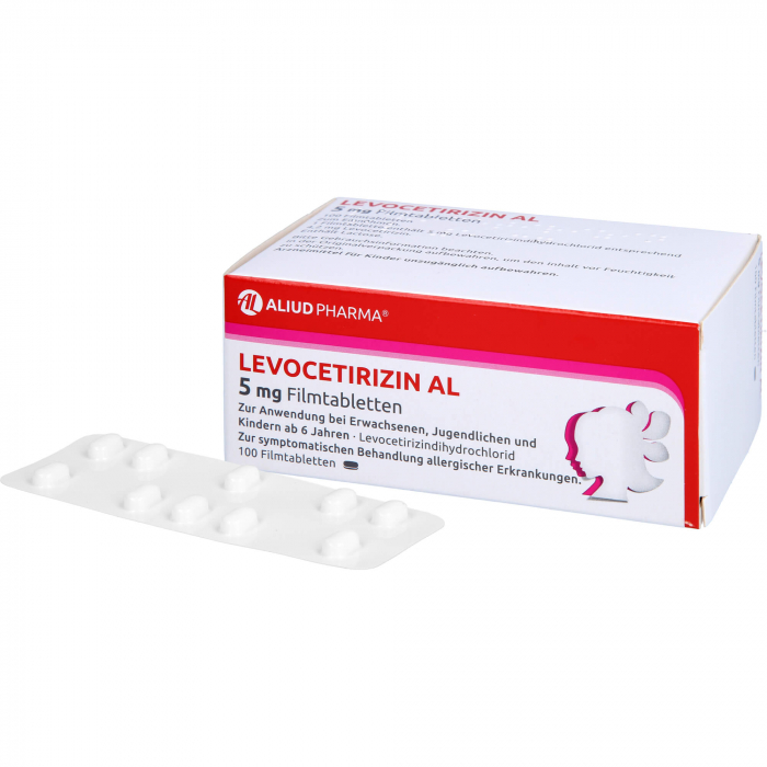LEVOCETIRIZIN AL 5 mg Filmtabletten 100 St