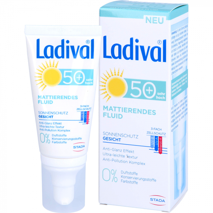 LADIVAL Sonnenschutz Gesicht Fluid matt.LSF 50+ 50 ml