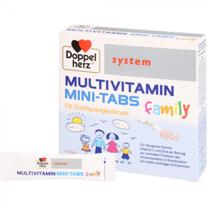 DOPPELHERZ Multivitamin Mini-Tabs family system 20 St
