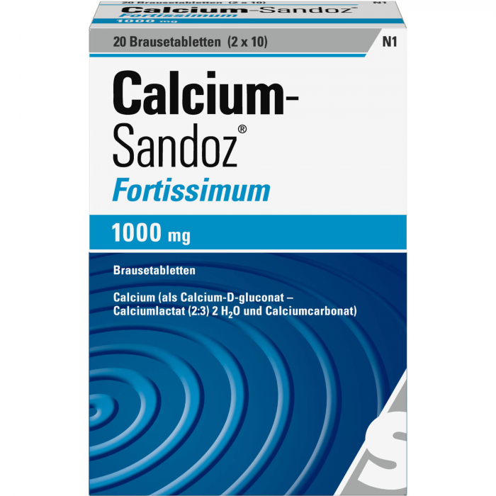 CALCIUM SANDOZ fortissimum Brausetabletten 20 St