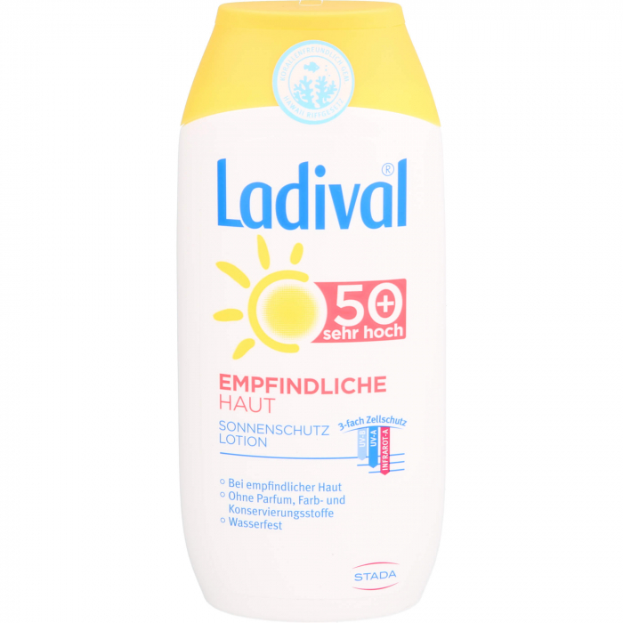LADIVAL empfindliche Haut Lotion LSF 50+ 200 ml