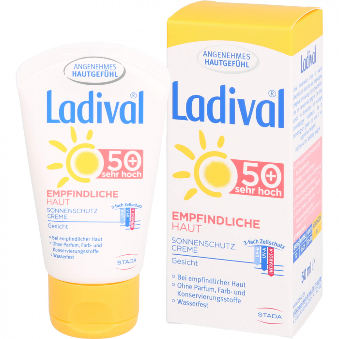 LADIVAL empfindliche Haut Creme LSF 50+ 50 ml