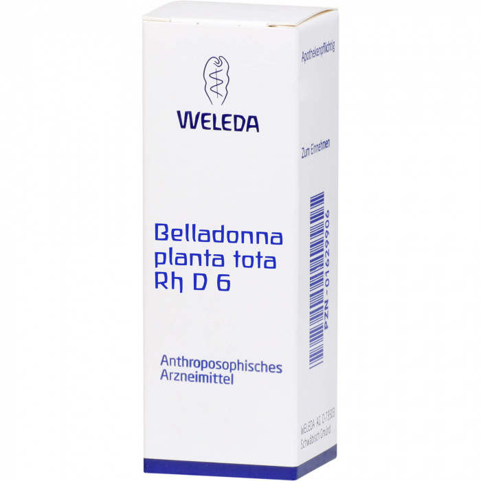 BELLADONNA PLANTA tota Rh D 6 Dilution 20 ml