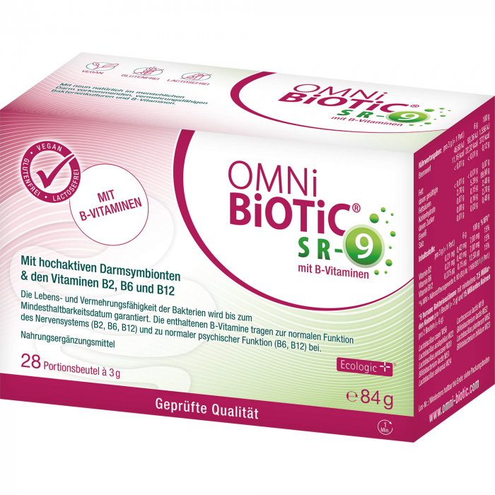 OMNI BiOTiC SR-9 mit B-Vitaminen Pulver Beutel 28X3 g