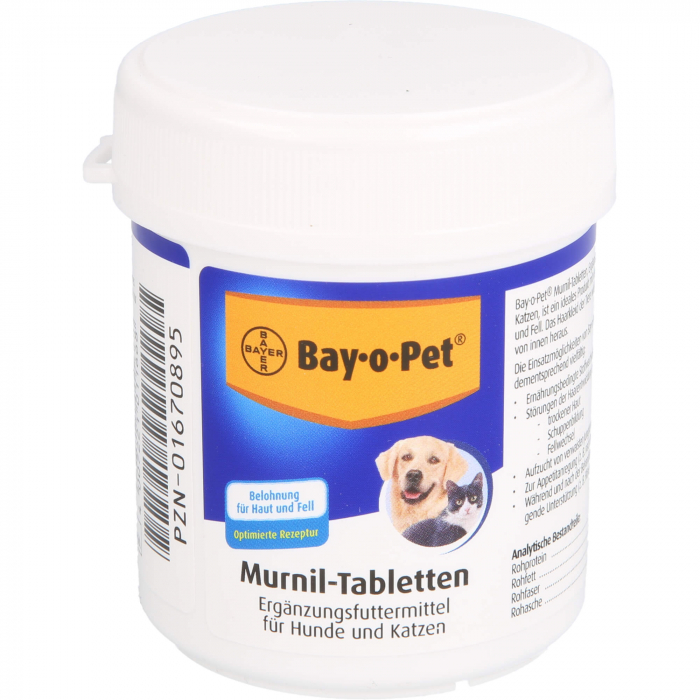 BAY O PET Murnil Tabletten f.Hunde/Katzen 80 St