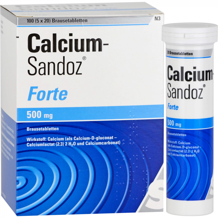 CALCIUM SANDOZ forte Brausetabletten 5X20 St