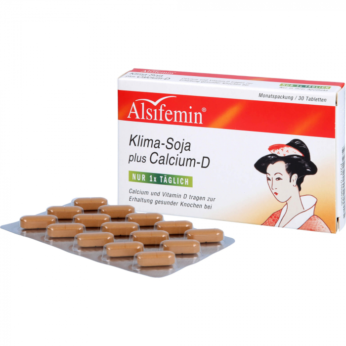 ALSIFEMIN Klima-Soja plus Calcium D3 Tabletten 30 St