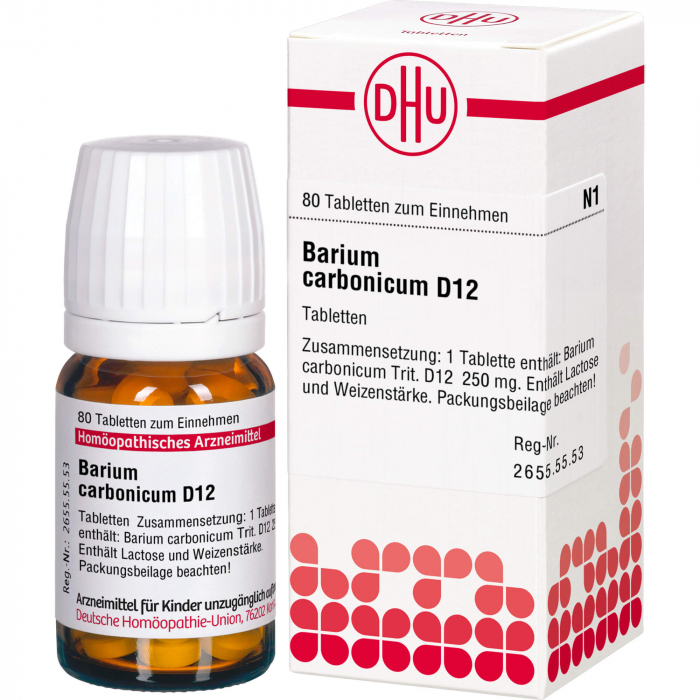 BARIUM CARBONICUM D 12 Tabletten 80 St