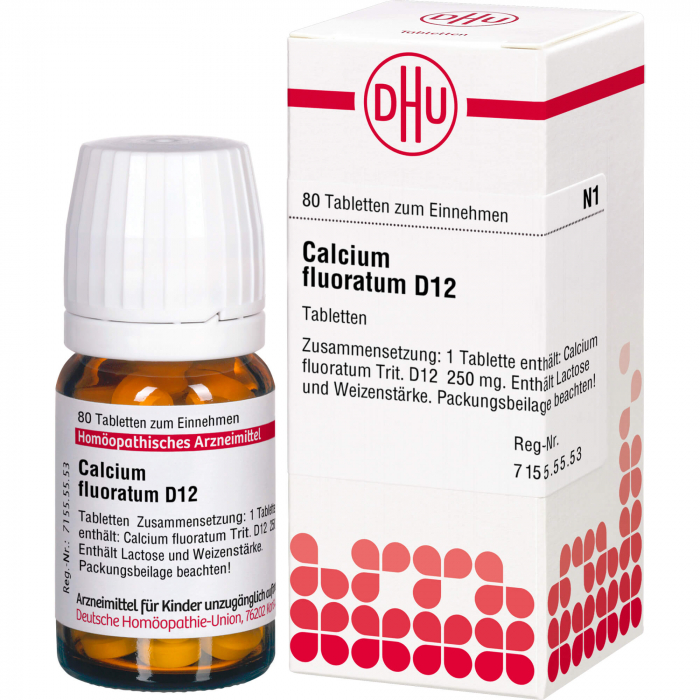 CALCIUM FLUORATUM D 12 Tabletten 80 St
