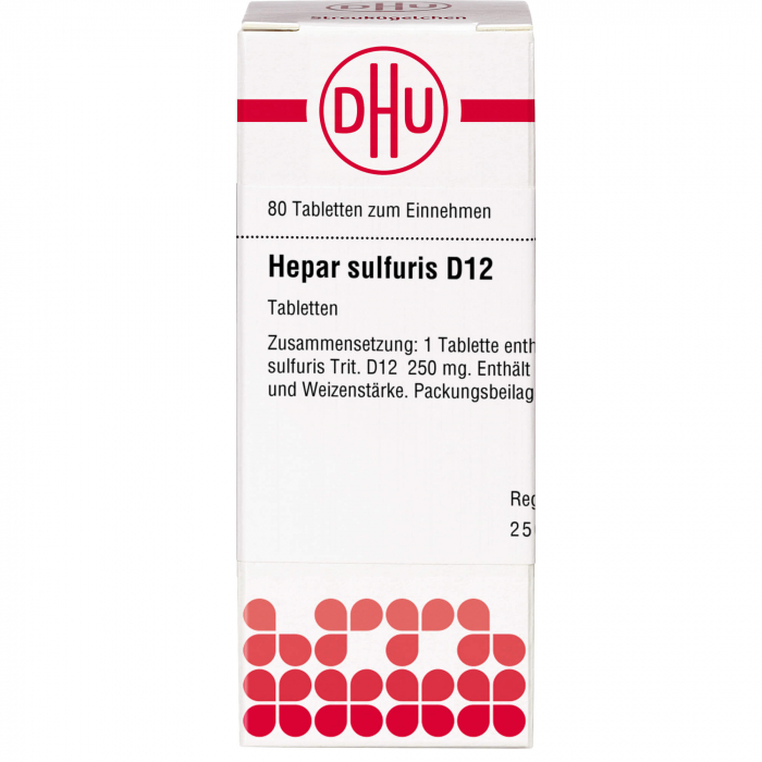 HEPAR SULFURIS D 12 Tabletten 80 St