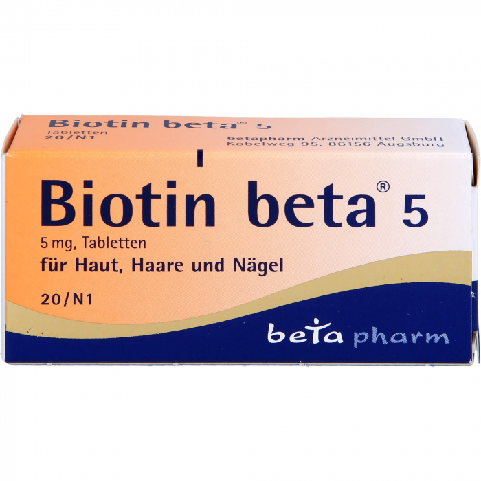 BIOTIN BETA 5 Tabletten 20 St