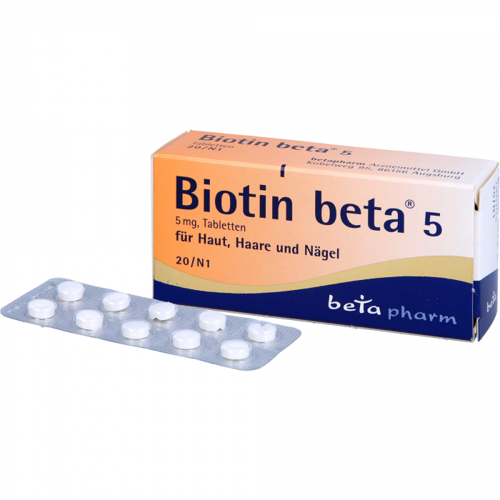 BIOTIN BETA 5 Tabletten 20 St