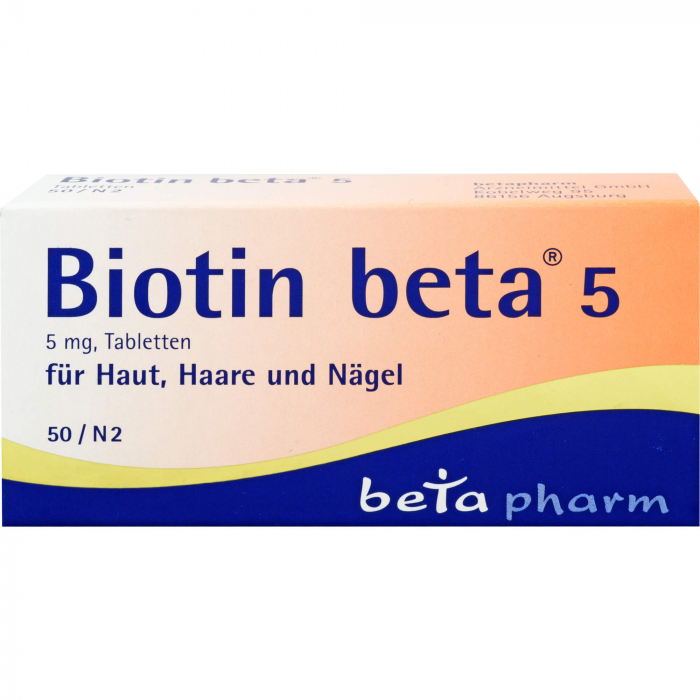 BIOTIN BETA 5 Tabletten 50 St