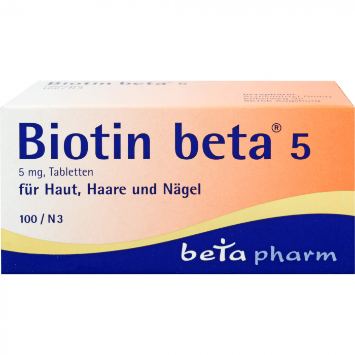 BIOTIN BETA 5 Tabletten 100 St