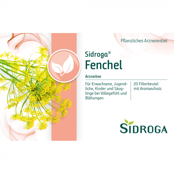 SIDROGA Fenchel Tee Filterbeutel 20X2.0 g
