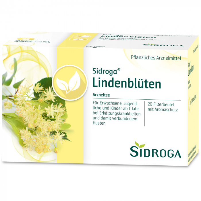 SIDROGA Lindenblüten Tee Filterbeutel 20X1.8 g